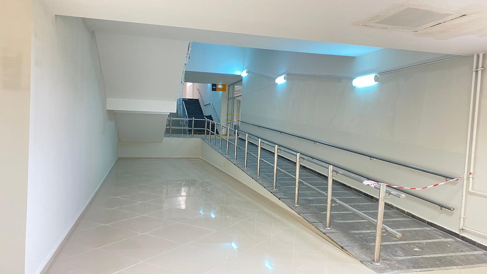 Sivil Havacılık Yüksekokulu Binasındaki bakım onarım çalışmaları tamamlandı.